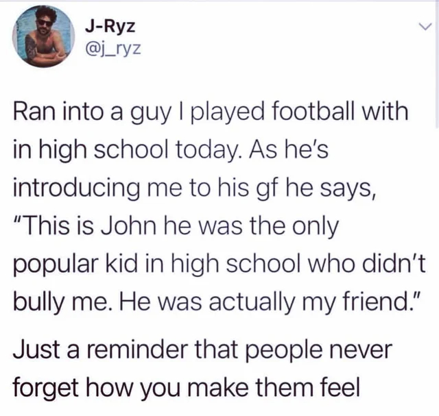 wholesome - uplifting - glasses so expensive meme - JRyz Ran into a guy I played football with in high school today. As he's introducing me to his gf he says, "This is John he was the only popular kid in high school who didn't bully me. He was actually my