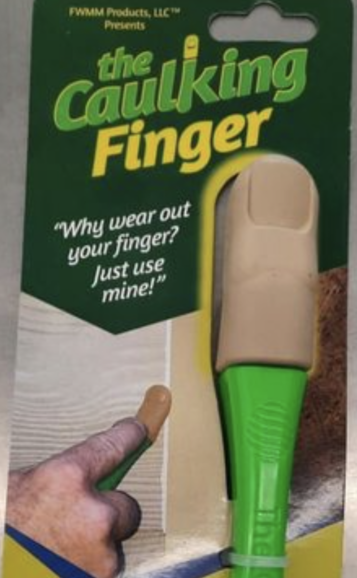 Things That Exist - caulk finger