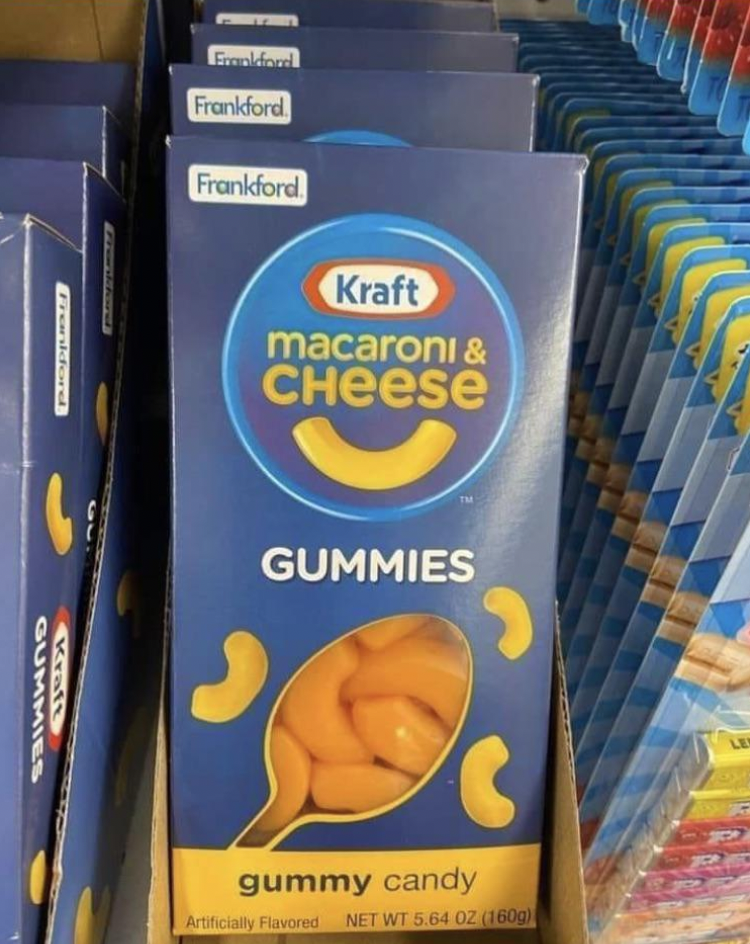 Things That Exist - kraft mac and cheese - Gummies