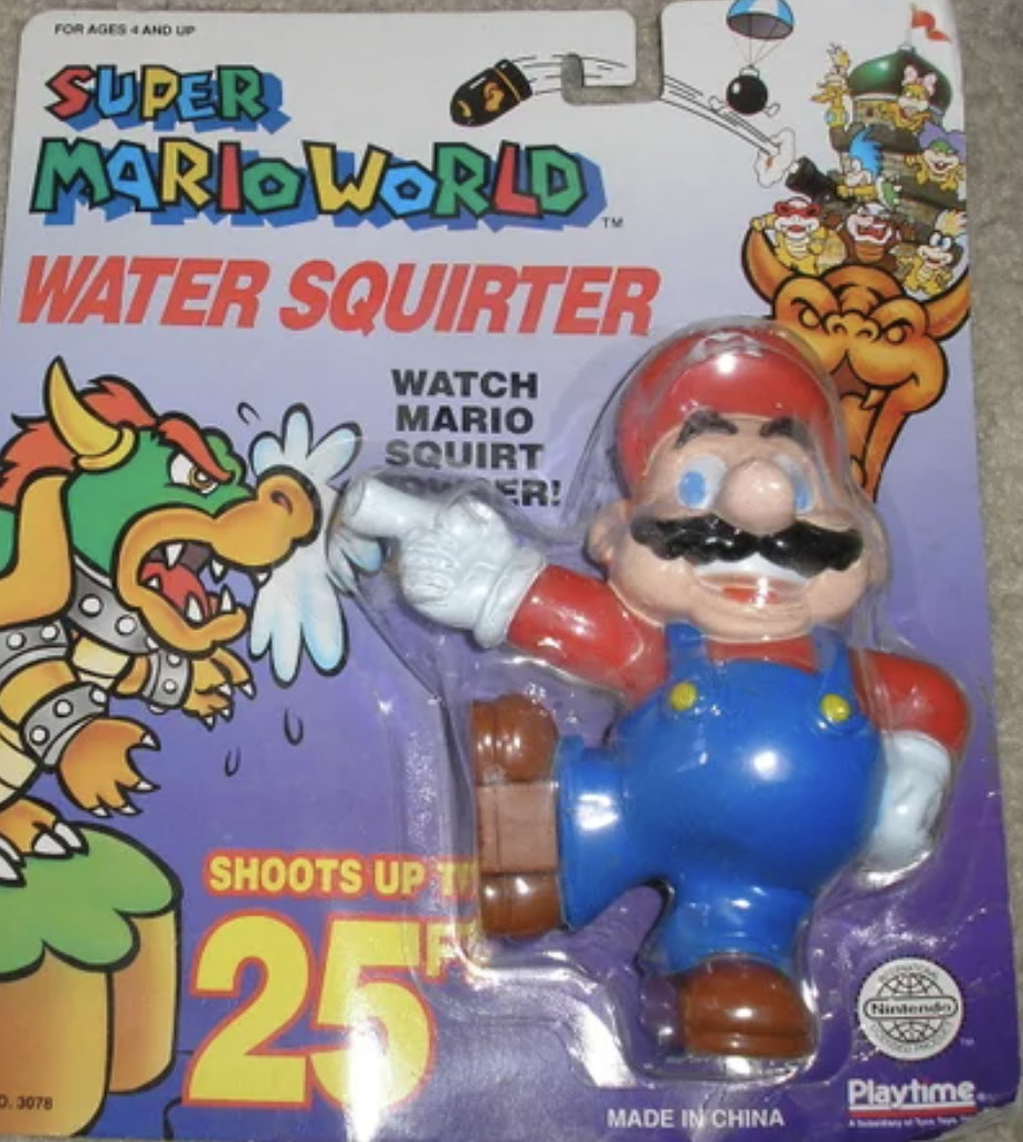 Things That Exist - super mario world - For Ages And Up Super Marioworld Water Squirter Watch Mario Squirt