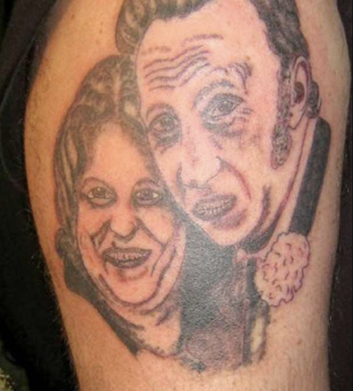 Portrait tattoos gone wrong