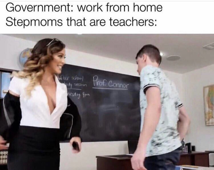 government work from home stepmoms that are teachers - Government work from home Stepmoms that are teachers fter school dy session Prof. Connor