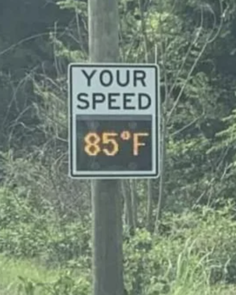 Foolish Facepalms - speed limit sign - Your Speed