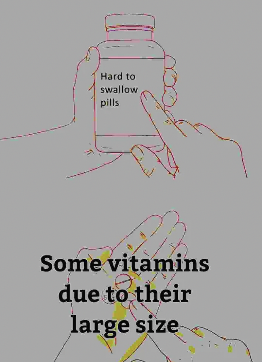 Anti-Memes - Tell the Truth - design - Hard to swallow pills Some vitamins due to their large size