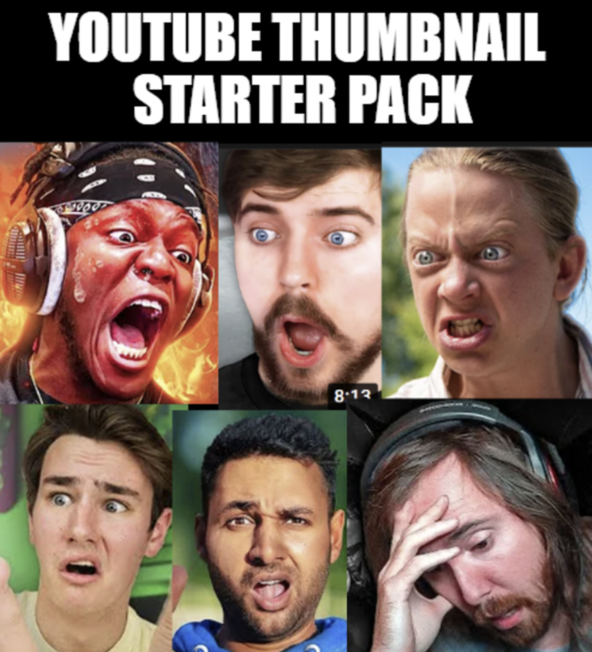 Dank Memes - stand up - Youtube Thumbnail Starter Pack