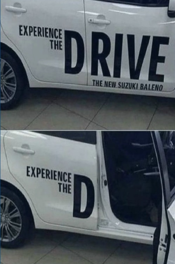 suzuki swift memes - Experience The Drive The New Suzuki Baleno Experience The D
