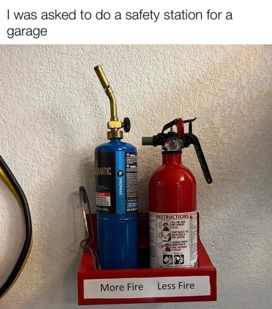 monday morning randomness - more fire less fire - I was asked to do a safety station for a garage Umatic Propane More Fire Instructions Pllpw Hold Unit Uprat Kalar Start Acest Amat Based Flapal Squar Teach A D Less Fire
