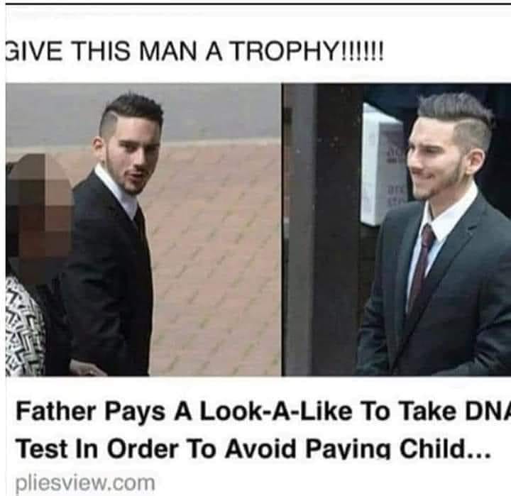 random photos and pics - suit - Give This Man A Trophy!!!!!! No ard Father Pays A LookA To Take Dna Test In Order To Avoid Paying Child... pliesview.com