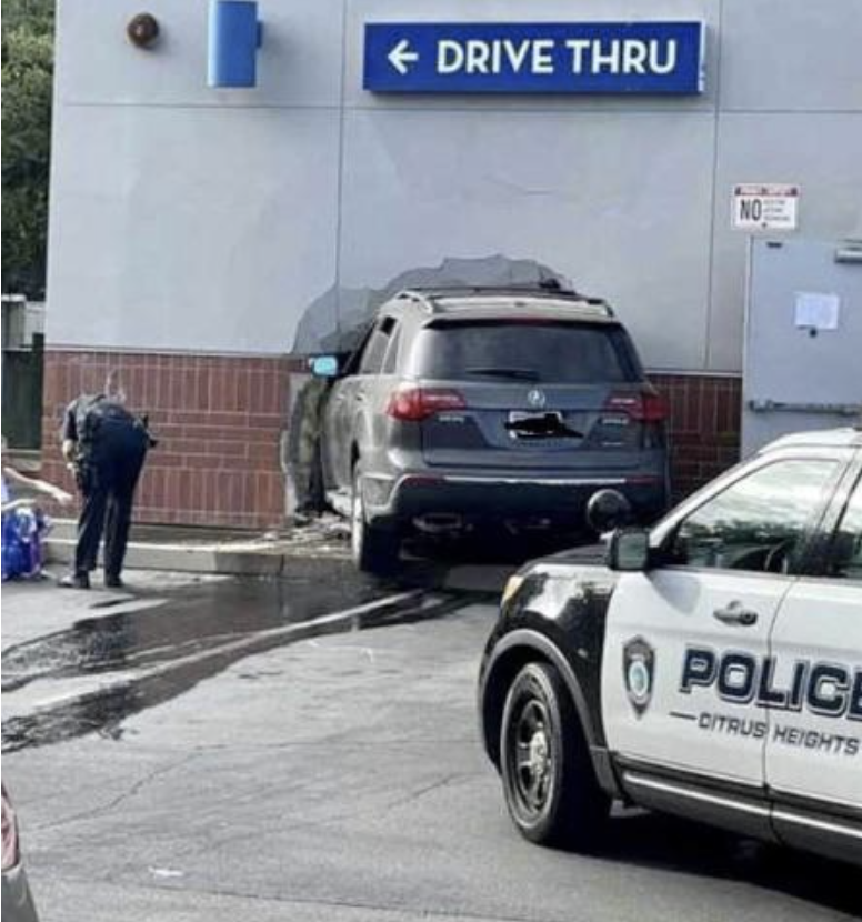 Pics That are Technically Not Wrong - police - Drive Thru No Police Citrus Heights