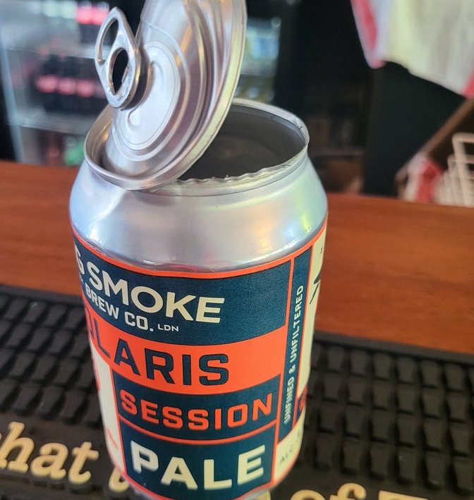 2022 Summer Heatwave Picutres - aluminum can - Brew Co. Ldn Smoke Aris Session hat Pale Umfined & Unfiltered 27