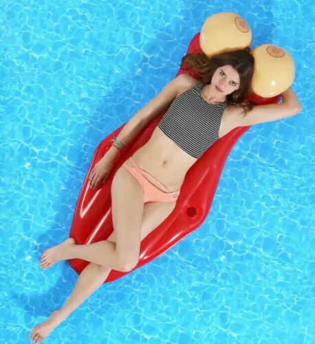 Weird Pool Inflatables - boobie float