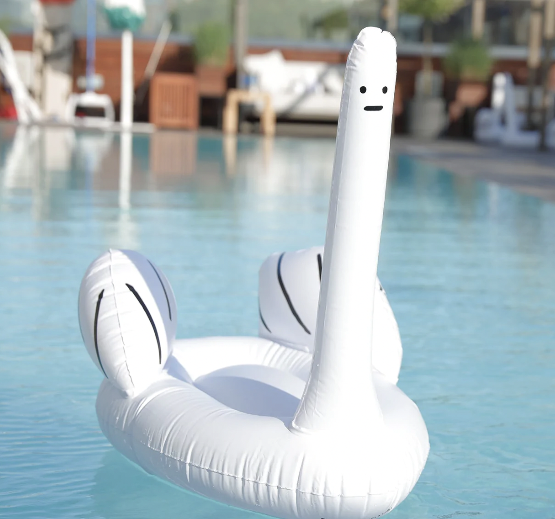 Weird Pool Inflatables - ridiculous inflatable swan thing