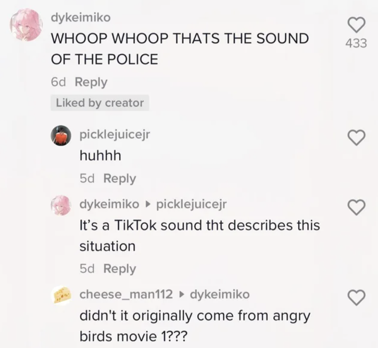Facepalms - Thats The Sound Of The Police huhhh k sound tht describes this situation didn't it originally come from angry birds movie
