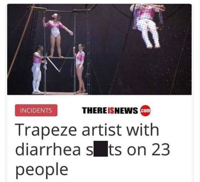 crazy news headlines - word 2007 - F Incidents There Isnews.com Trapeze artist with diarrhea s ts on 23 people