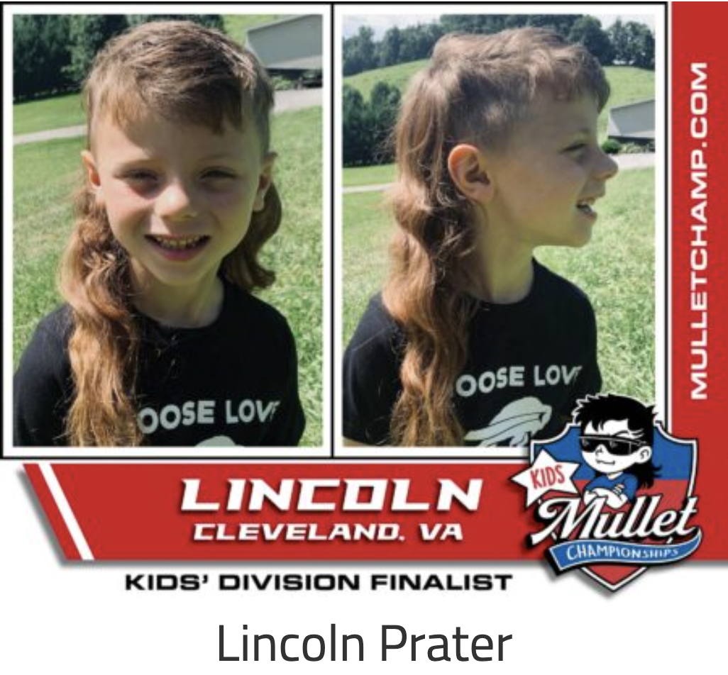 hairstyle - Oose Lov Oose Lov Mulletchamp.Com Lincoln Mullet Kids Cleveland. Va Championships Kids' Division Finalist Lincoln Prater