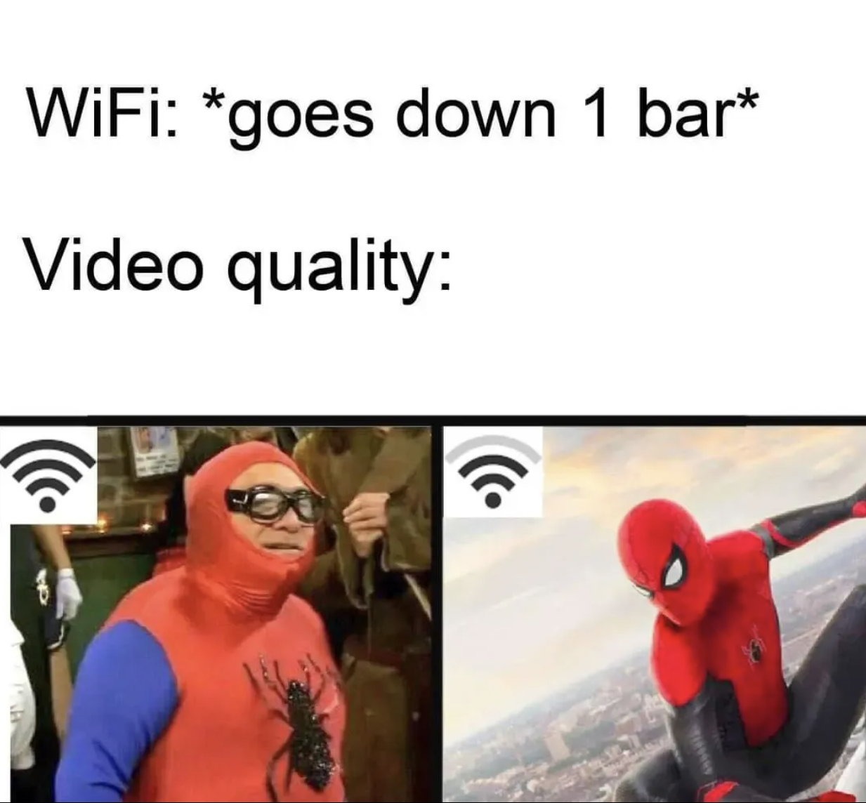 It's Always Sunny in Philadelphia memes - arm - WiFi goes down 1 bar Video quality