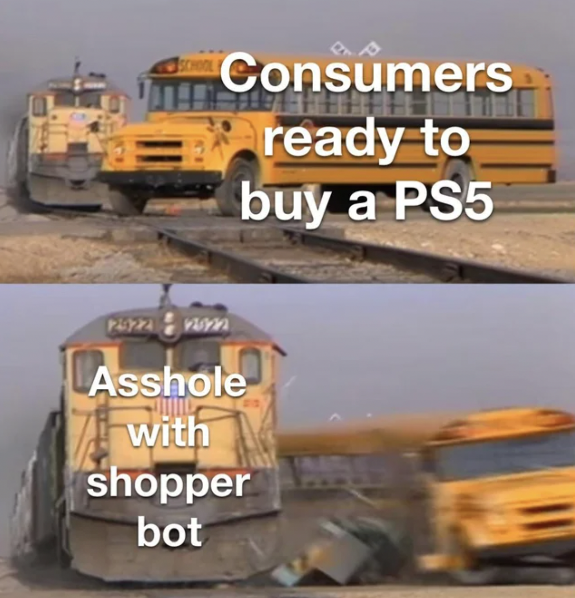 PS5 memes - commercial vehicle - Consumers Fri ready to buy a PS5