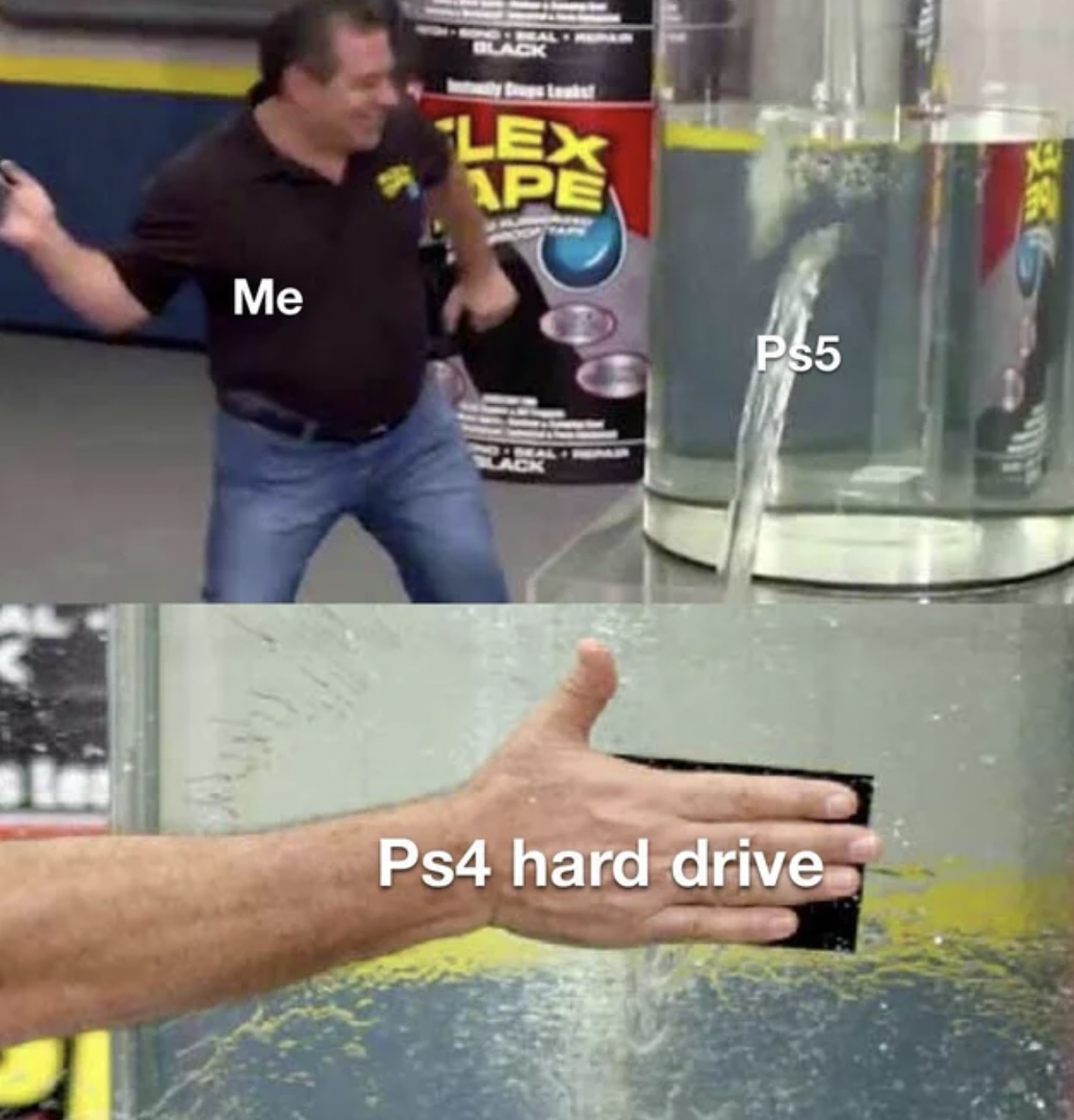 PS5 memes - PS5 Ps4 hard drive