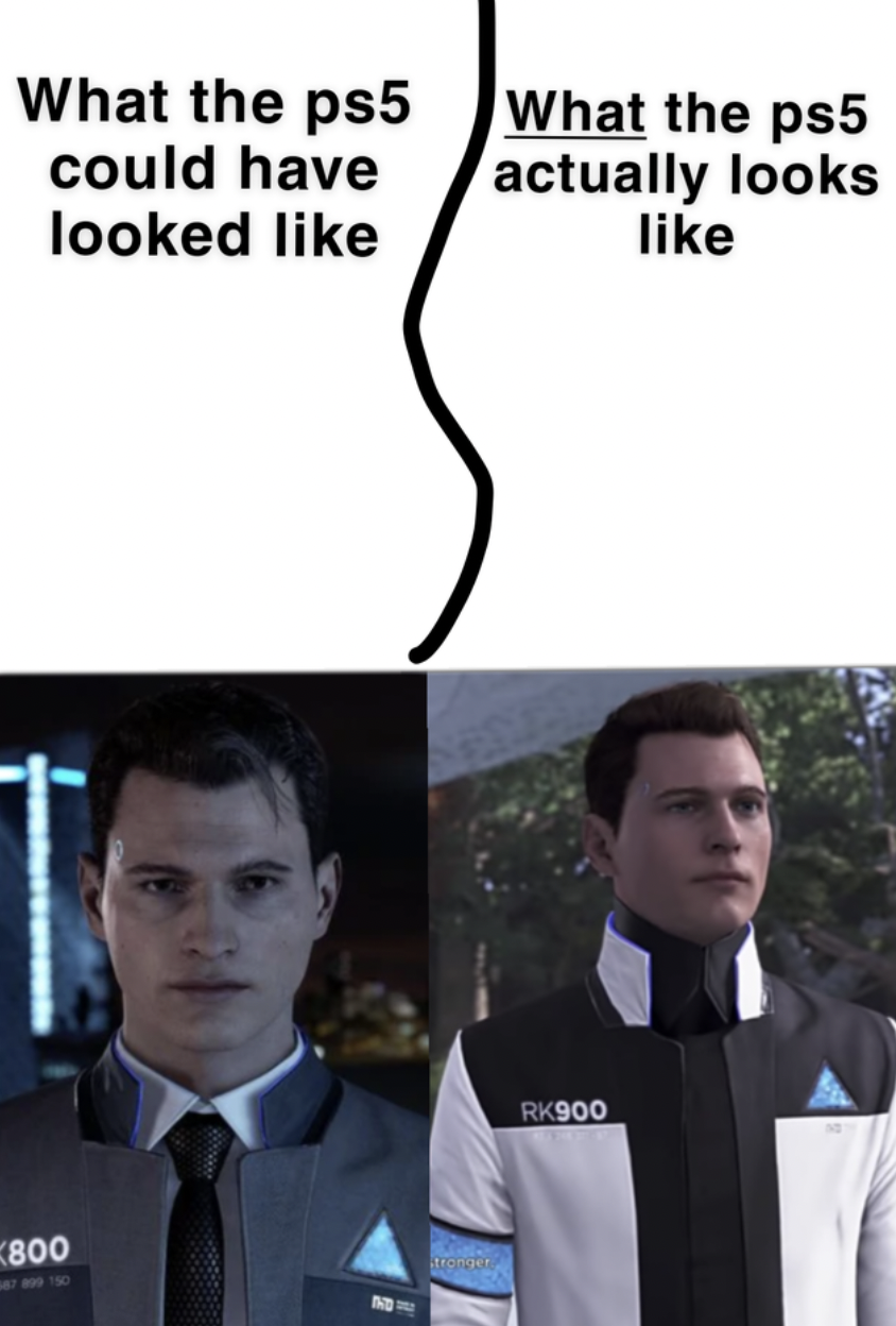 PS5 memes - you know i had to do - What the ps5 could have looked 800 What the ps5 actually looks RK900