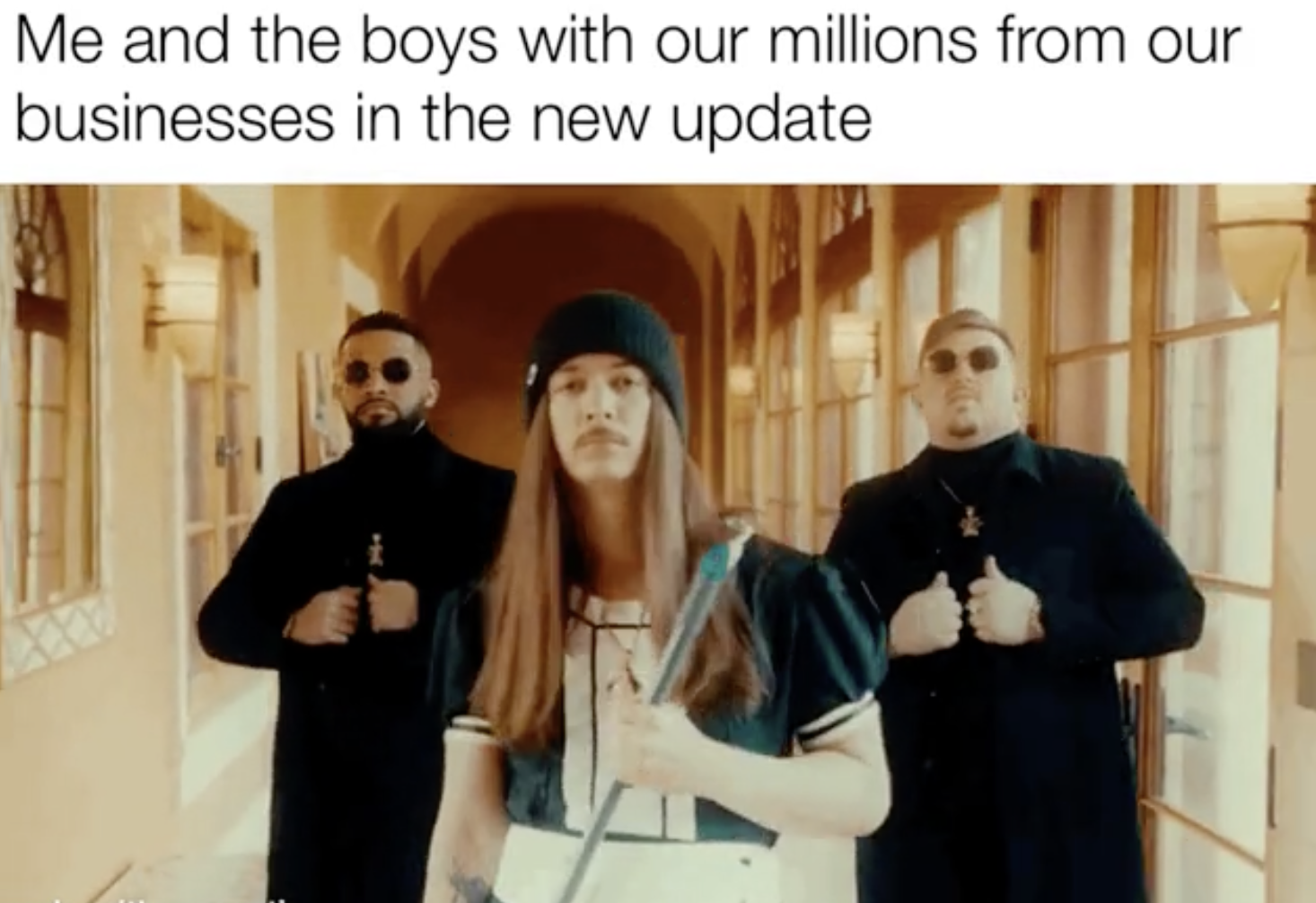 GTA V Memes - ceu business school - Me and the boys with our millions from our businesses in the new update