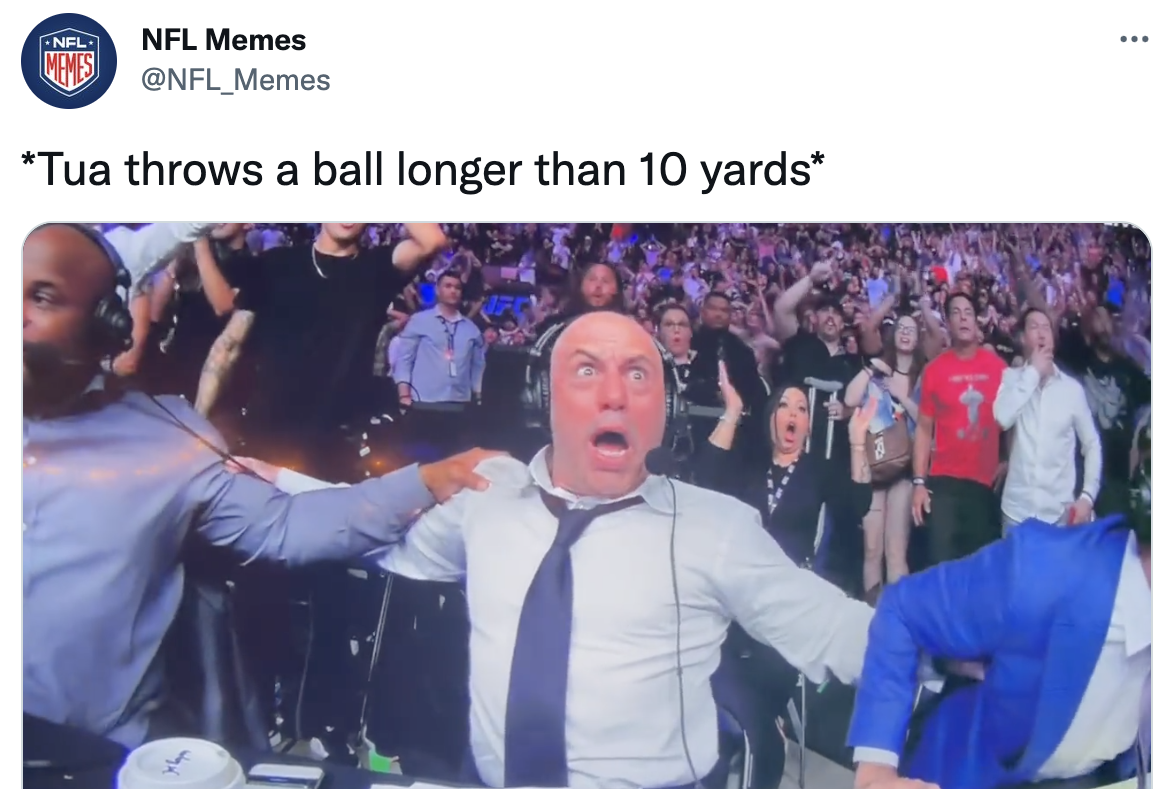 NFL Memes Preseason Roundup - community - Nfl Nfl Memes Mhes Tua throws a ball longer than 10 yards ..