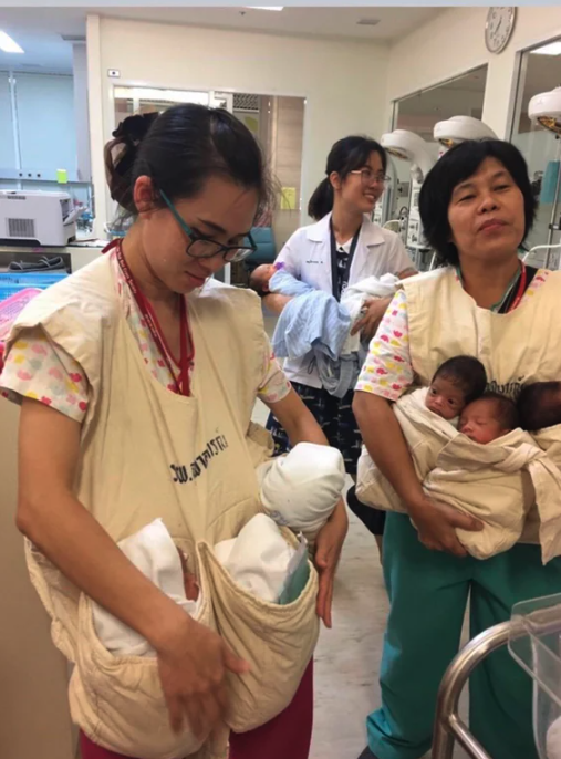 Spectacular Photos  - Hospitals have baby vests to evacuate all the newborns in case of emergency