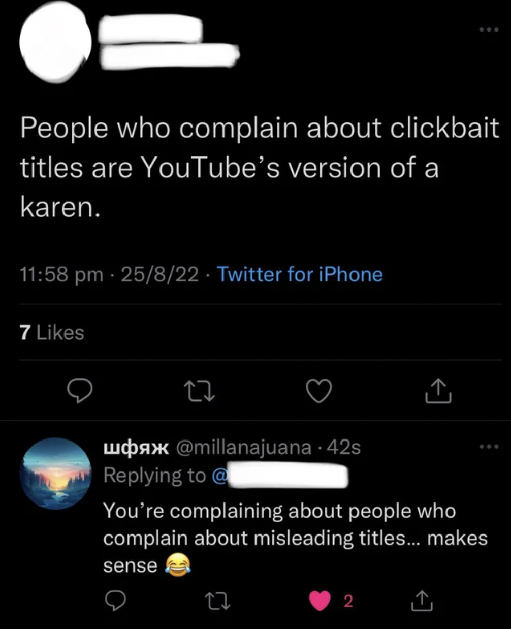 Friday Facepalms and Fails - screenshot - People who complain about clickbait titles are YouTube's version of a karen