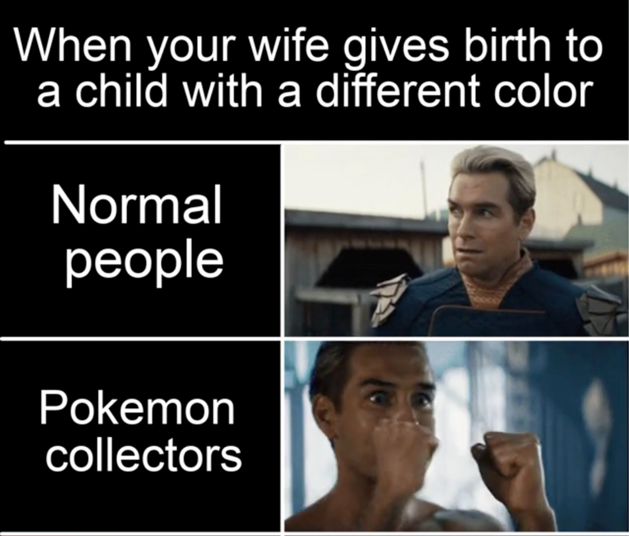 Nintendo memes - lil wayne freemason - When your wife gives birth to a child with a different color Normal people Pokemon collectors