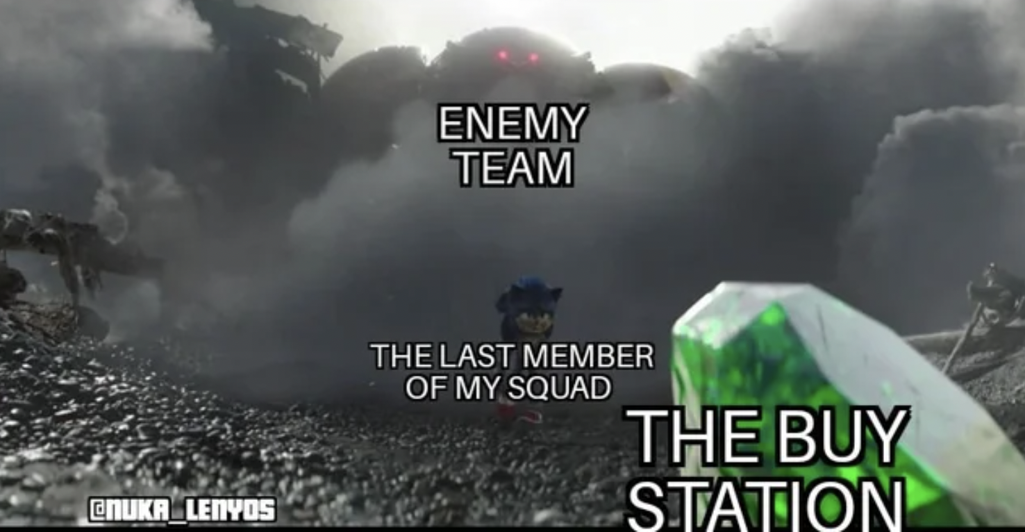 Call of Duty Memes - visual effects - Enemy Team The Last Member Of My Squad The Buy Station