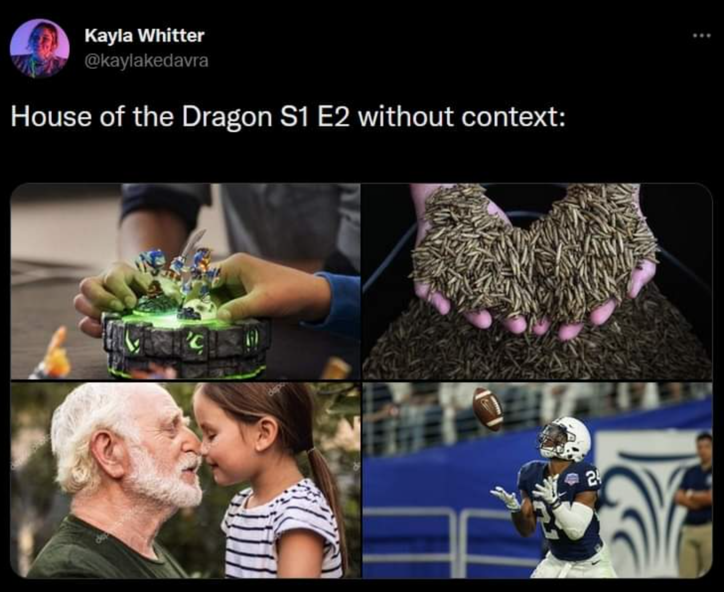 House of the Dragon Episode 2 memes - skylanders - Kayla Whitter House of the Dragon S1 E2 without context