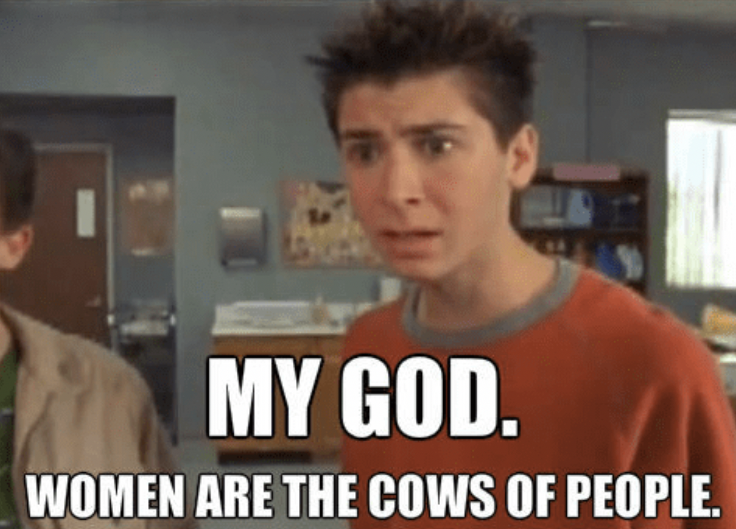Malcom in the Middle memes - funny malcolm in the middle quotes - My God. Women Are The Cows Of People.
