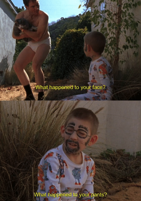 Malcom in the Middle memes - dewey malcolm in the middle - What happened to your face? What happened to your pants?