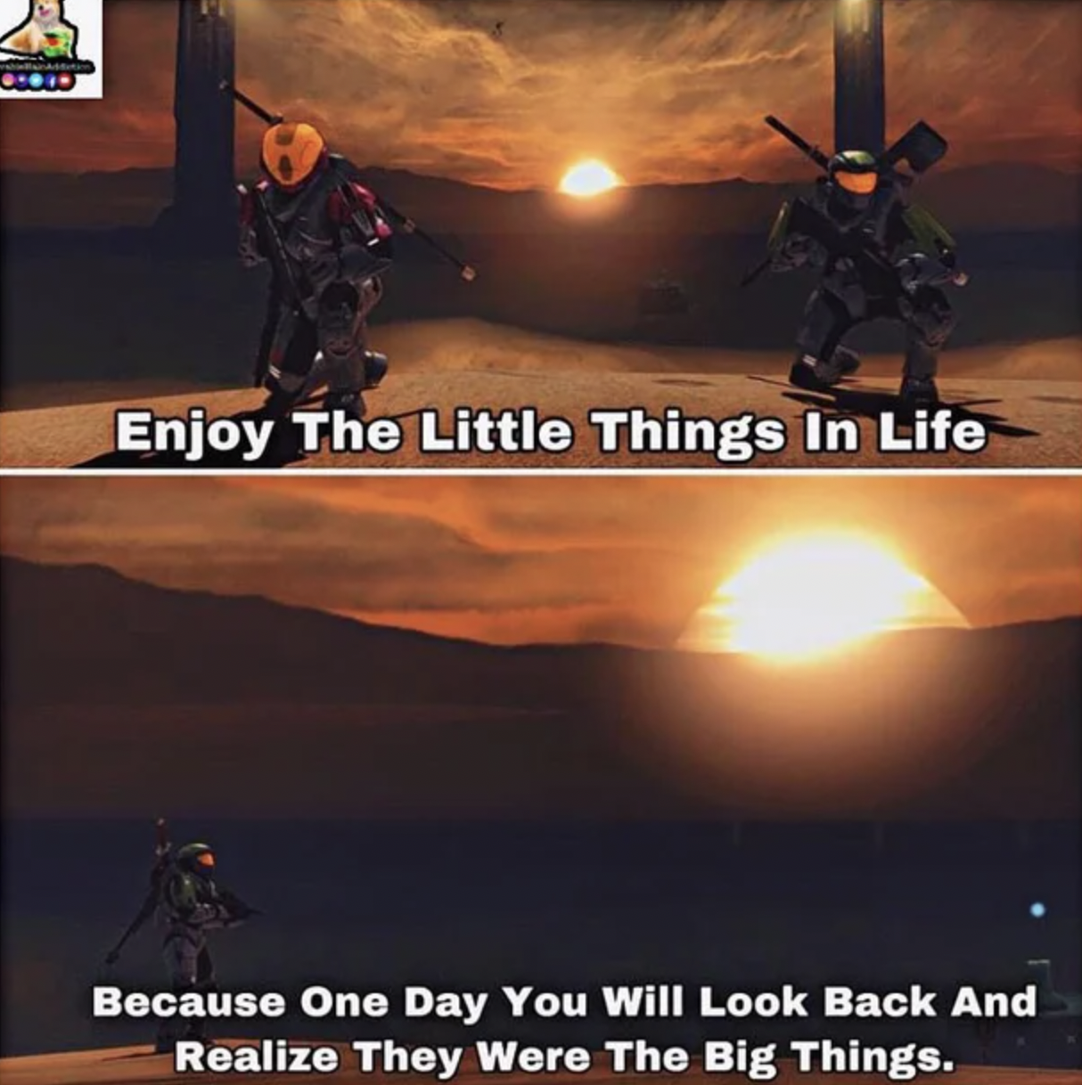 Halo Memes Co-Op - pc game - Enjoy The Little Things In Life Because One Day You Will Look Back And Realize They Were The Big Things.