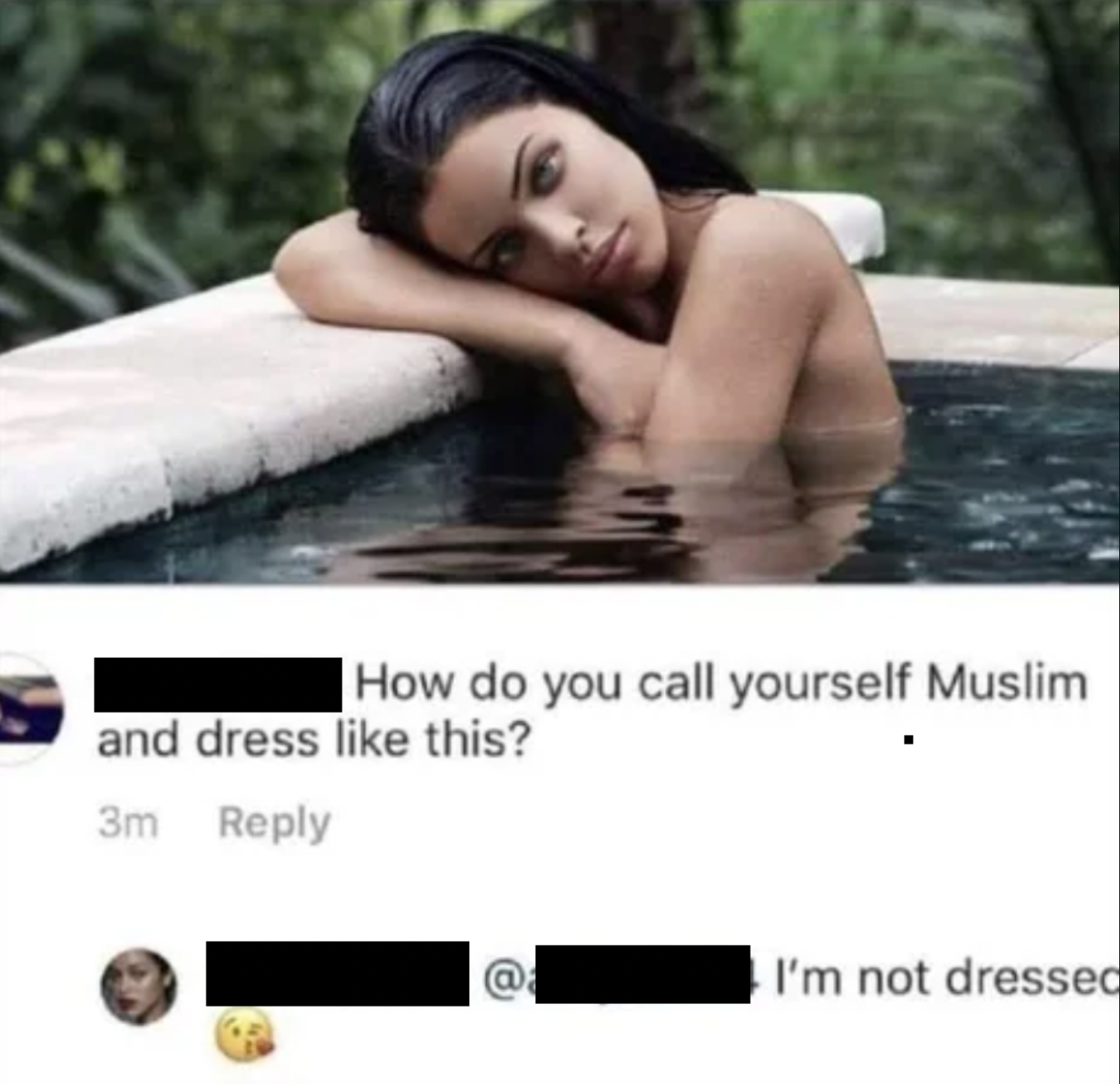 Funny Facepalms - How do you call yourself Muslim and dress this?  I'm not dressed