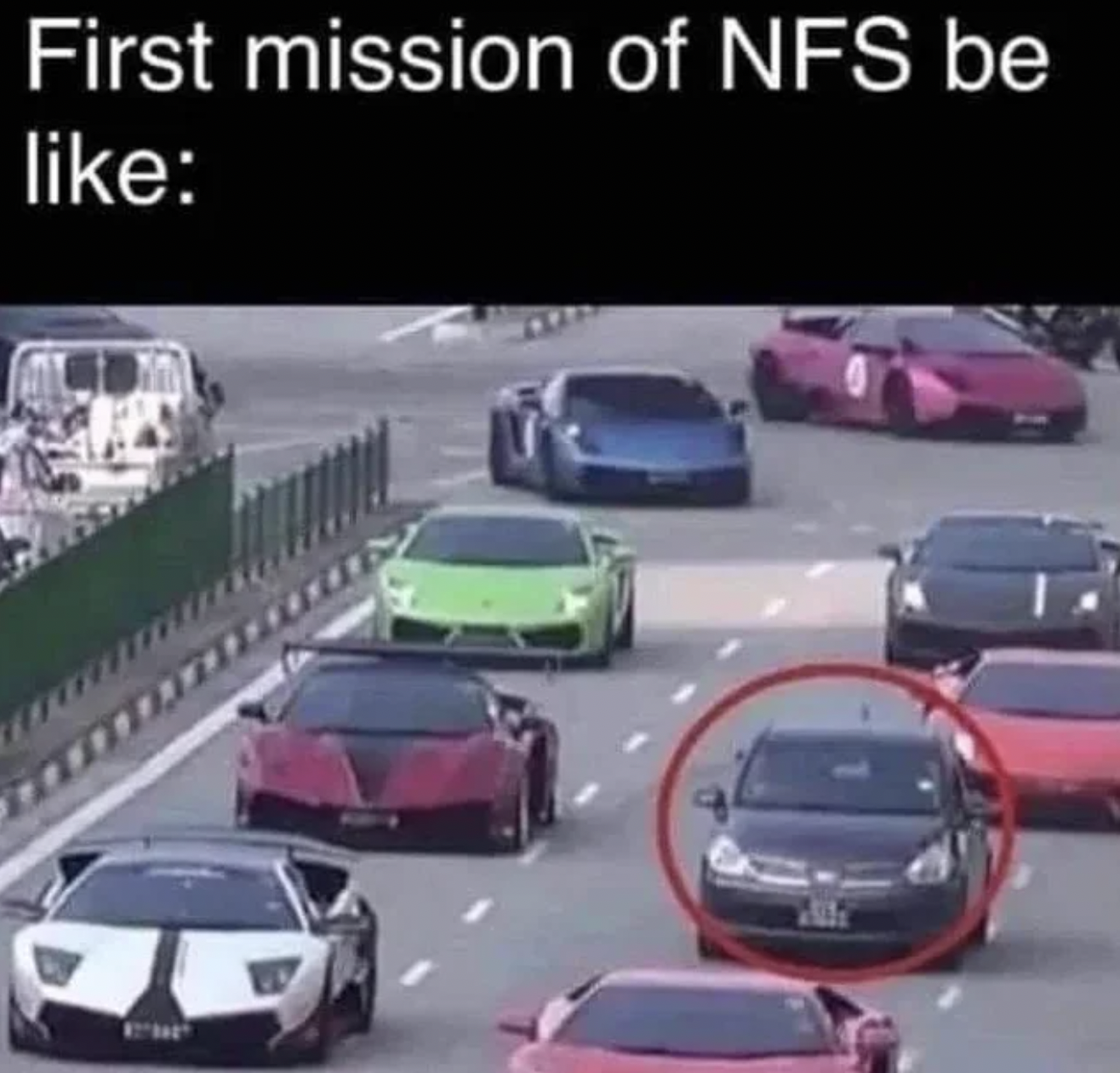 Gaming memes - need for speed memes - First mission of Nfs be
