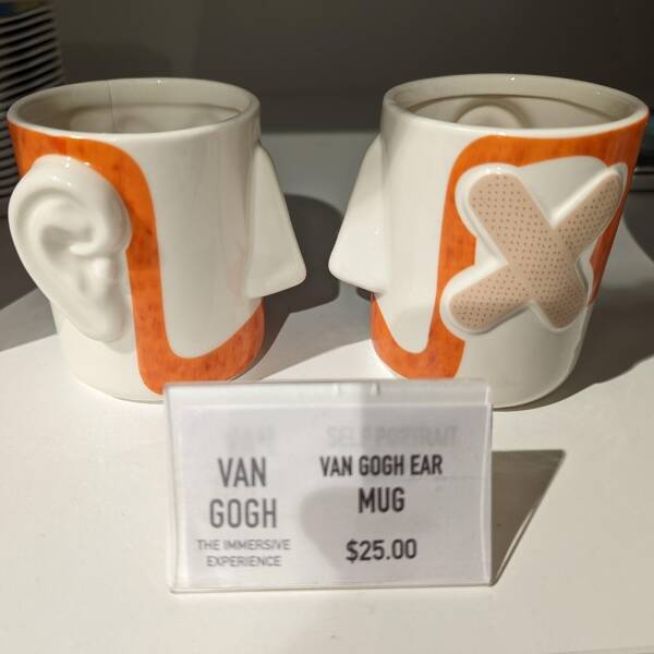 coffee cup - Van Gogh The Immersive Experience Van Gogh Ear Mug $25.00