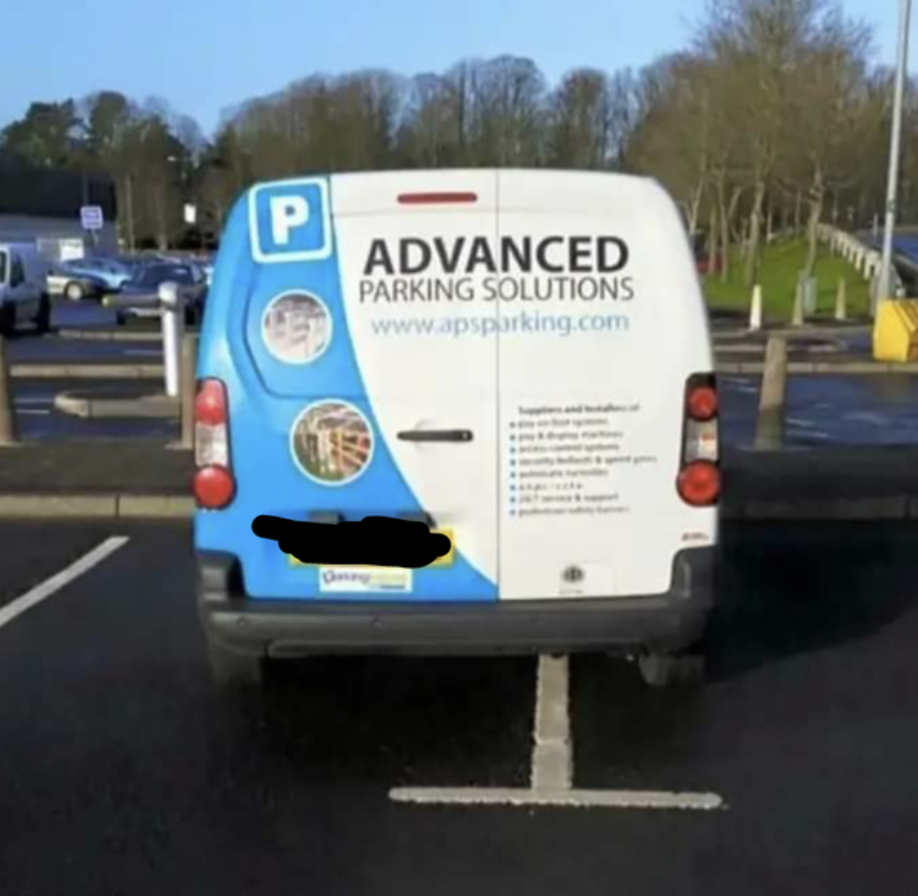 Facepalms and fails - commercial vehicle - P Advanced Parking Solutions