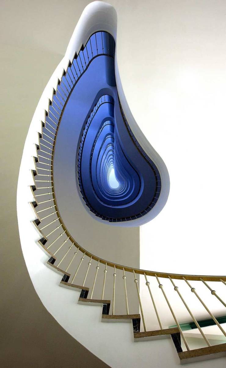 daily dose of randoms - spiral staircase wall art beautiful stairs