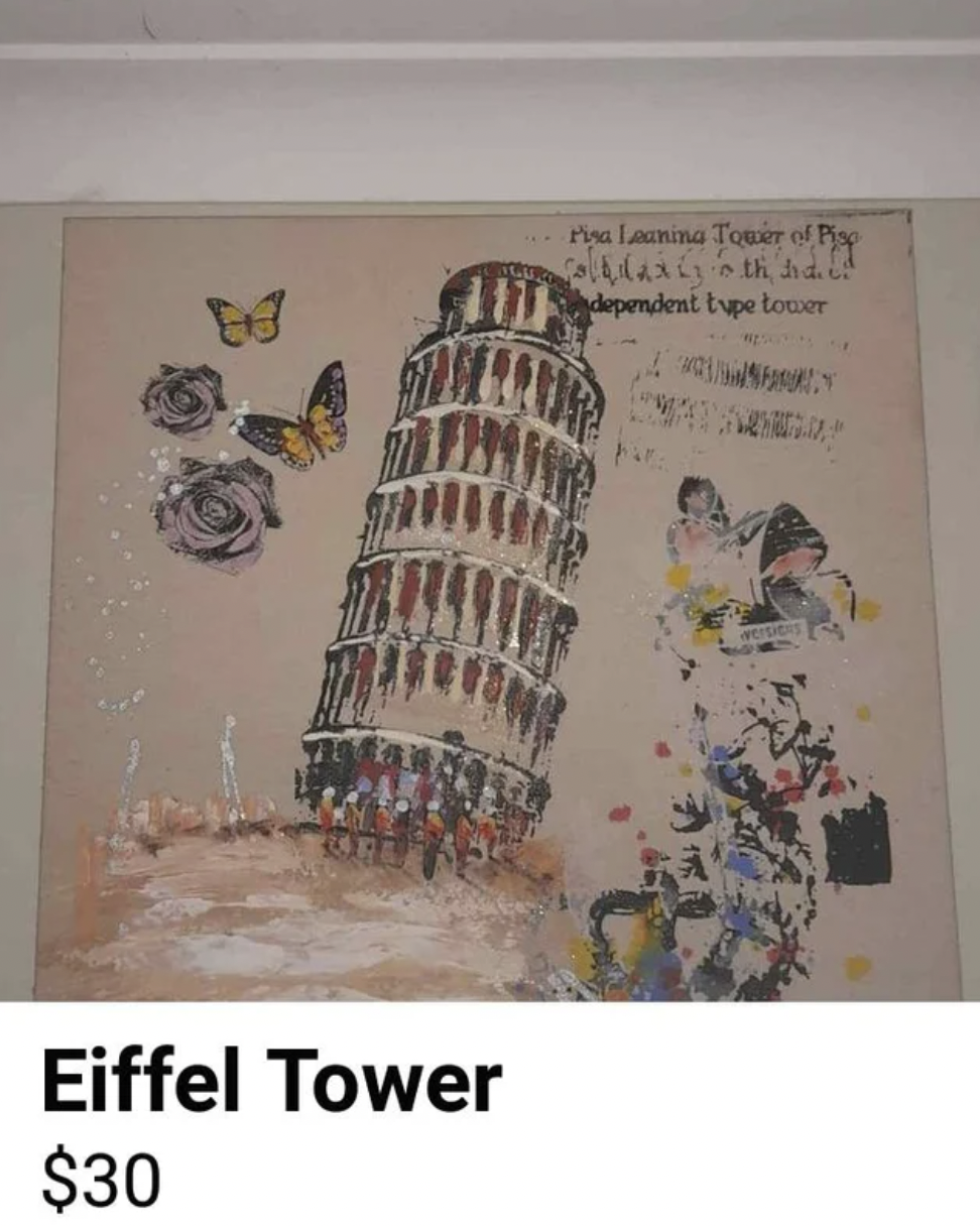 Confidently Incorrect - B Eiffel Tower $30