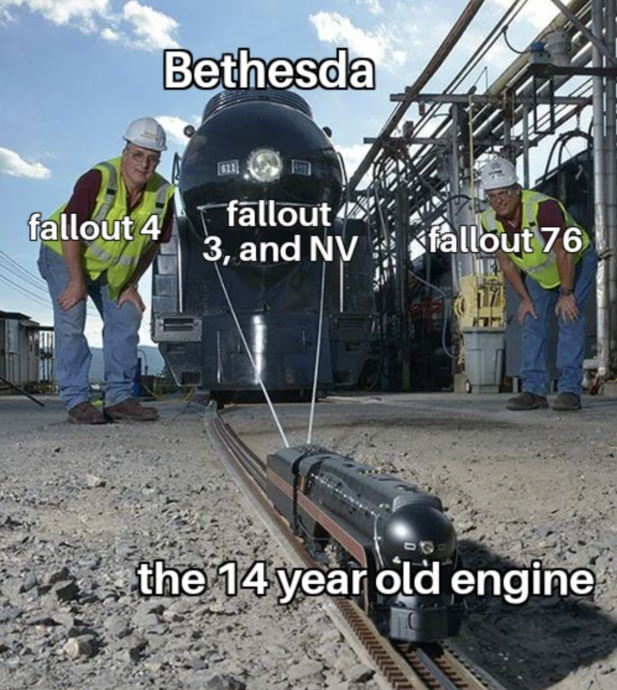 Gaming memes - vehicle - fallout 4 Bethesda fallout 3, and Nv fallout