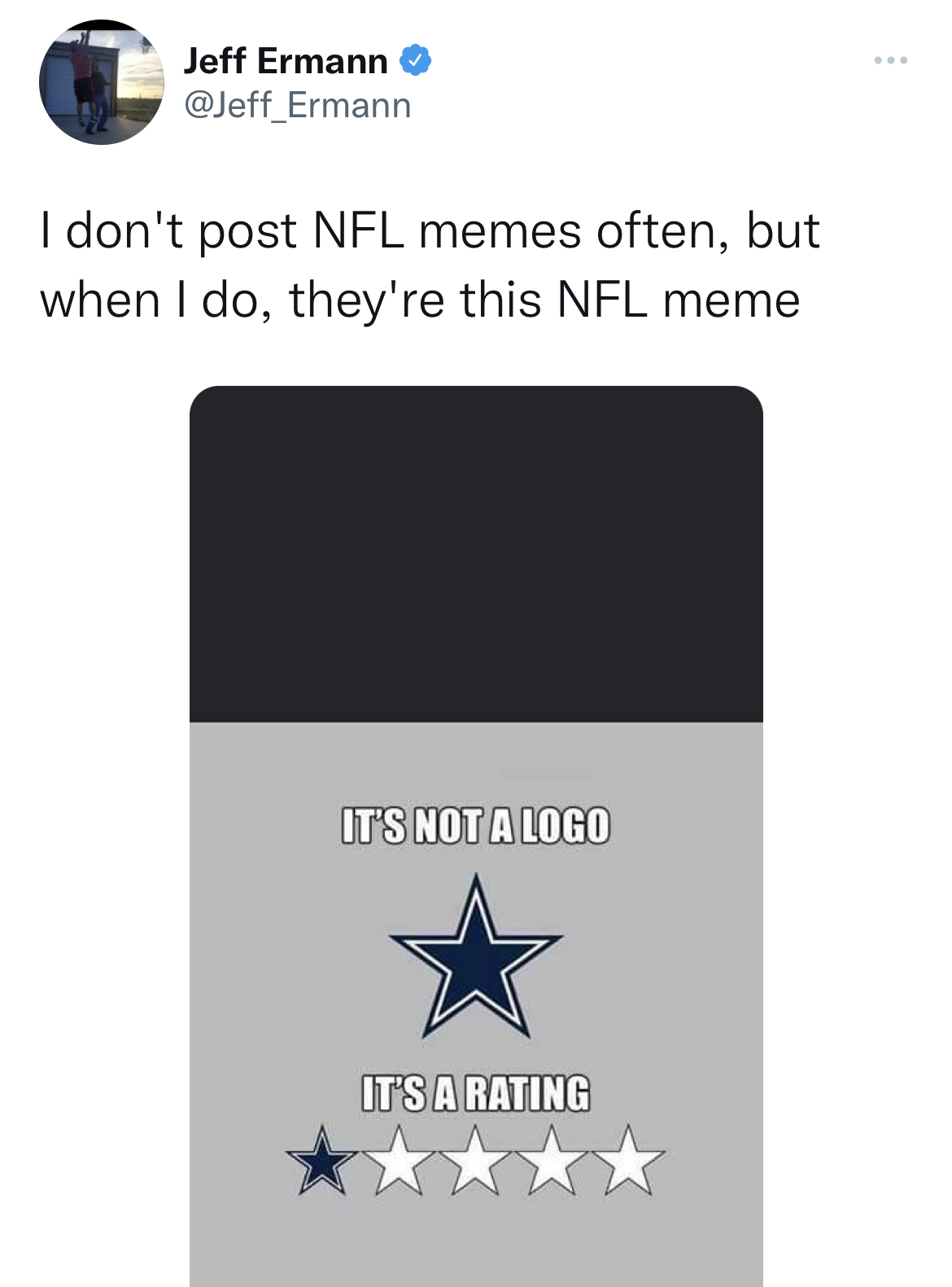 NFL memes week 1 2022 - angle - Jeff Ermann I don't post Nfl memes often, but when I do, they're this Nfl meme It'S Not A Logo It'S A Rating