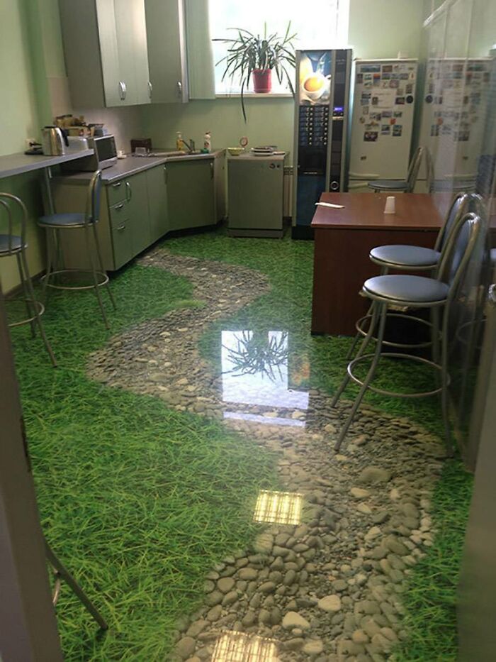 good and bad designs - 3d floor tiles - O