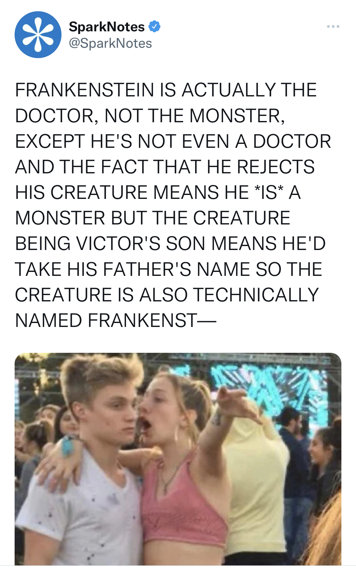 filthy and funny tweet - 2 letter scrabble words - SparkNotes Frankenstein Is Actually The Doctor, Not The Monster, Except He'S Not Even A Doctor And The Fact That He Rejects His Creature Means He Is A Monster But The Creature Being Victor'S Son Means He'