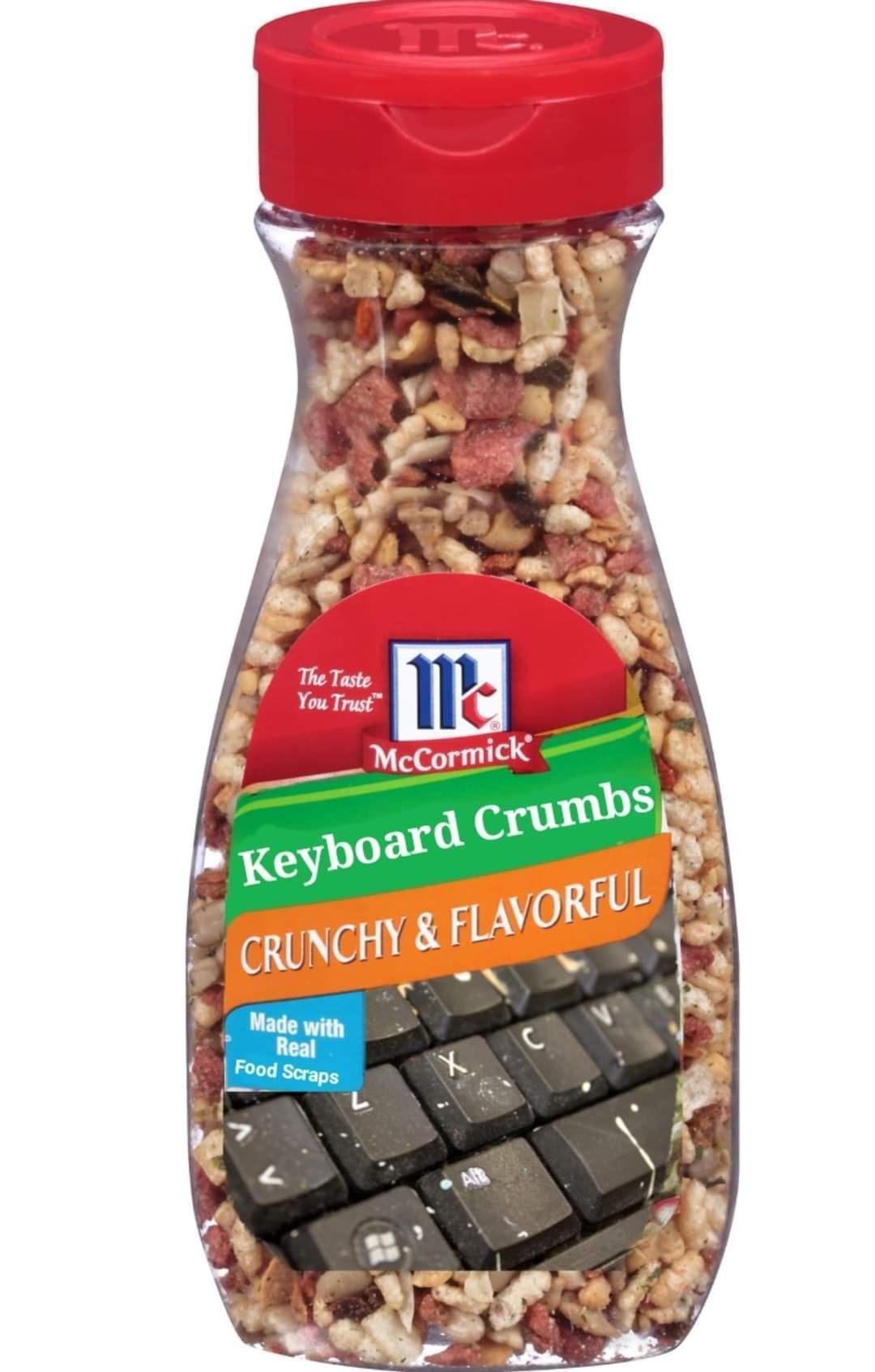 daily dose of randoms - mccormick salad toppings - The Taste You Trust T. me McCormick Made with Real Food Scraps Keyboard Crumbs Crunchy&Flavorful X C