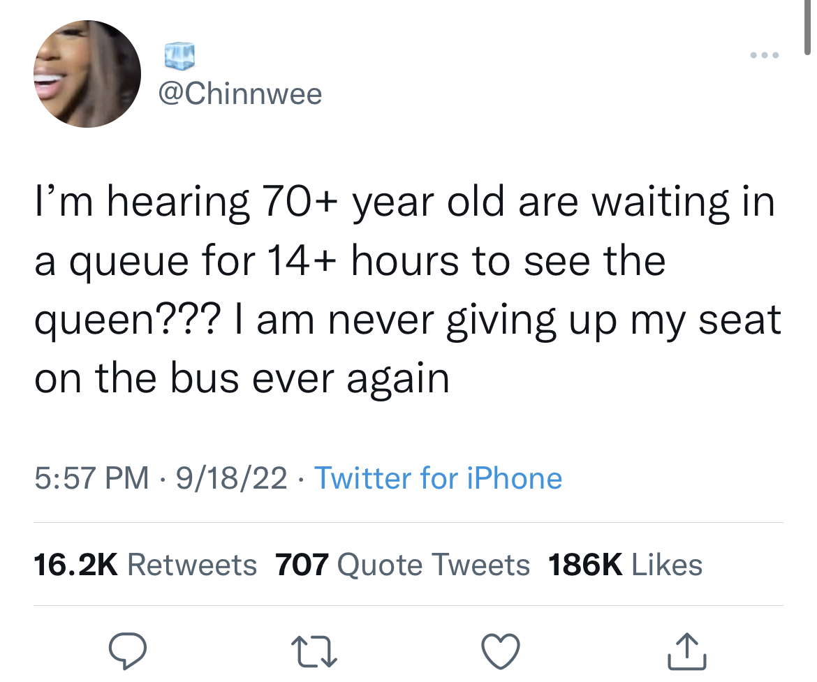 gervonta davis mayweather tweet - I'm hearing 70 year old are waiting in a queue for 14 hours to see the queen??? I am never giving up my seat on the bus ever again 91822 Twitter for iPhone 707 Quote Tweets 27