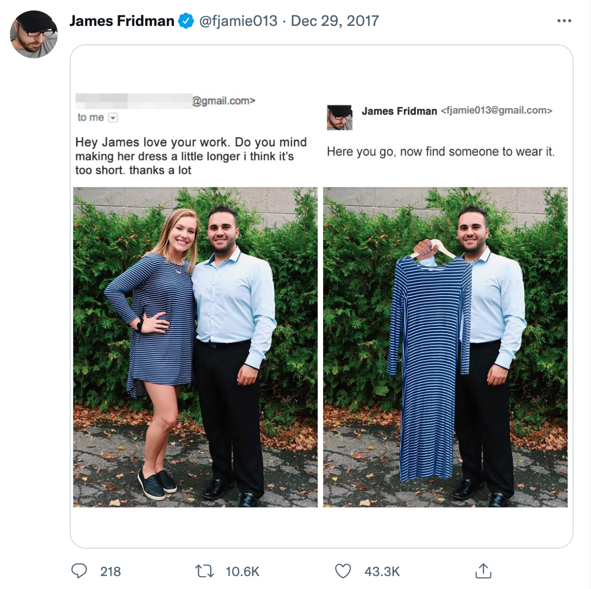 wholesome photoshop edits - funny skoda memes - James Fridman . 218 .com> to me Hey James love your work. Do you mind making her dress a little longer i think it's too short, thanks a lot James Fridman  Here you go, now find someone to wear it. ... 1