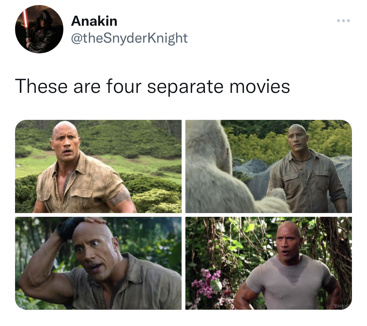 funny quick wit tweets - grass - Anakin These are four separate movies