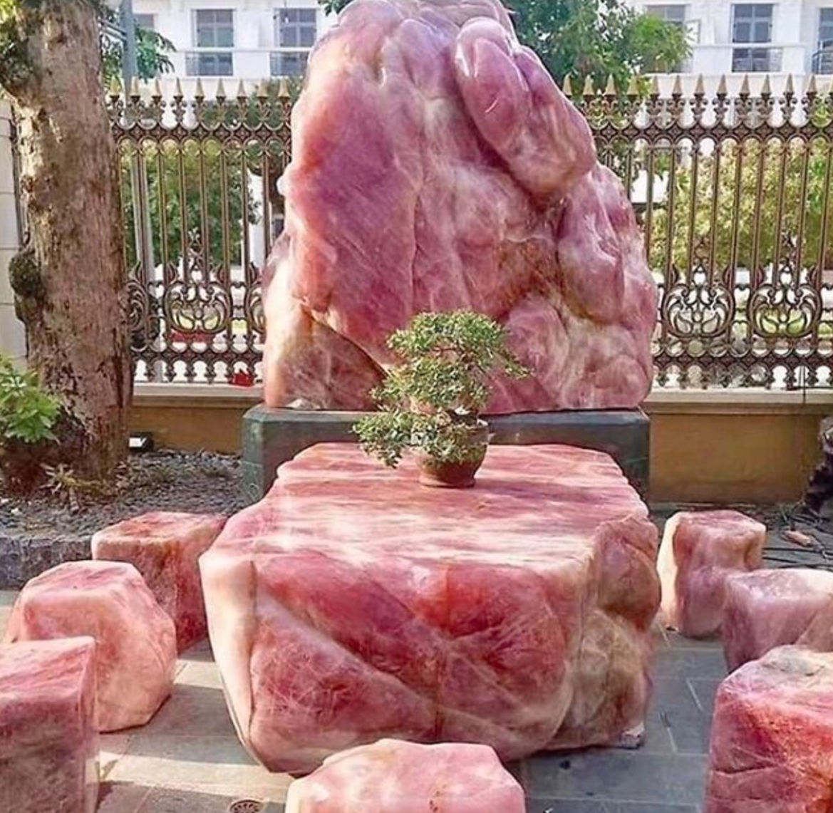 horrible designs - rose quartz meat