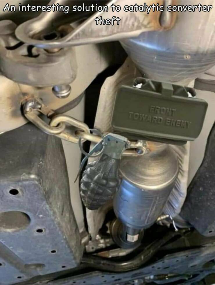 2022 ford f150 catalytic converter shield - An interesting solution to catalytic converter theft Front Toward Enemy