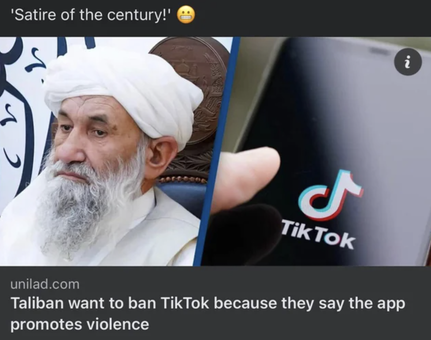 Friday facepalms - Taliban want to ban TikTok because they say the app promotes violence